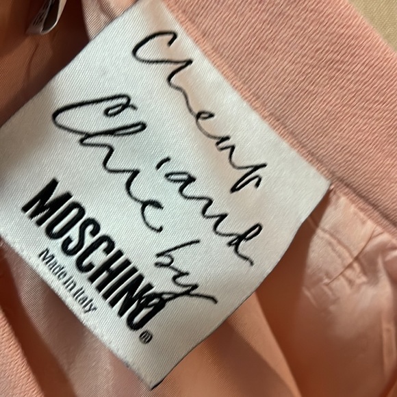 Moschino Cheap Chic Pink Wool Straight Skirt - Picture 8 of 11